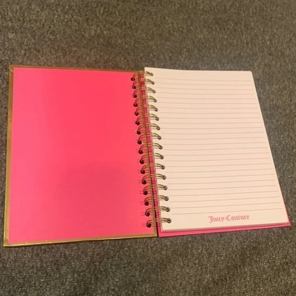Juicy Couture “Stay Gold” spiral notebook - Picture 3 of 4